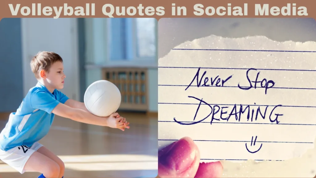 Volleyball Quotes in Social Media